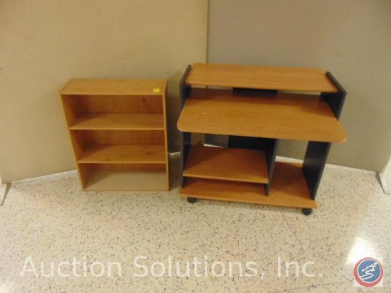 Computer Desk (35" x 29" x 33") and Book Case (24 1/2" x 9 1/4" x 30")