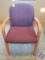 Selectra (Model CN22) Maroon Upholstered Arm Chair
