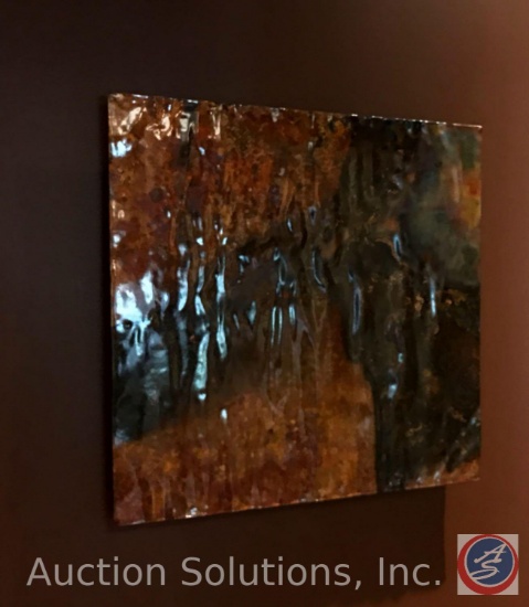 StainGlass Copper Wall Art Painting by Ccino 23 x 23 in.