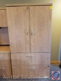 Tayco TV Armoire Entertainment Cabinet w/ [2] Locking Drawers and Keys