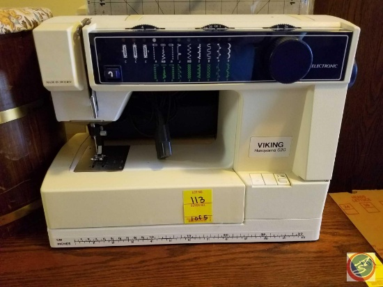 Viking Husqvarna 620 sewing machine with case, New Home sewing machine (model # 640), assorted