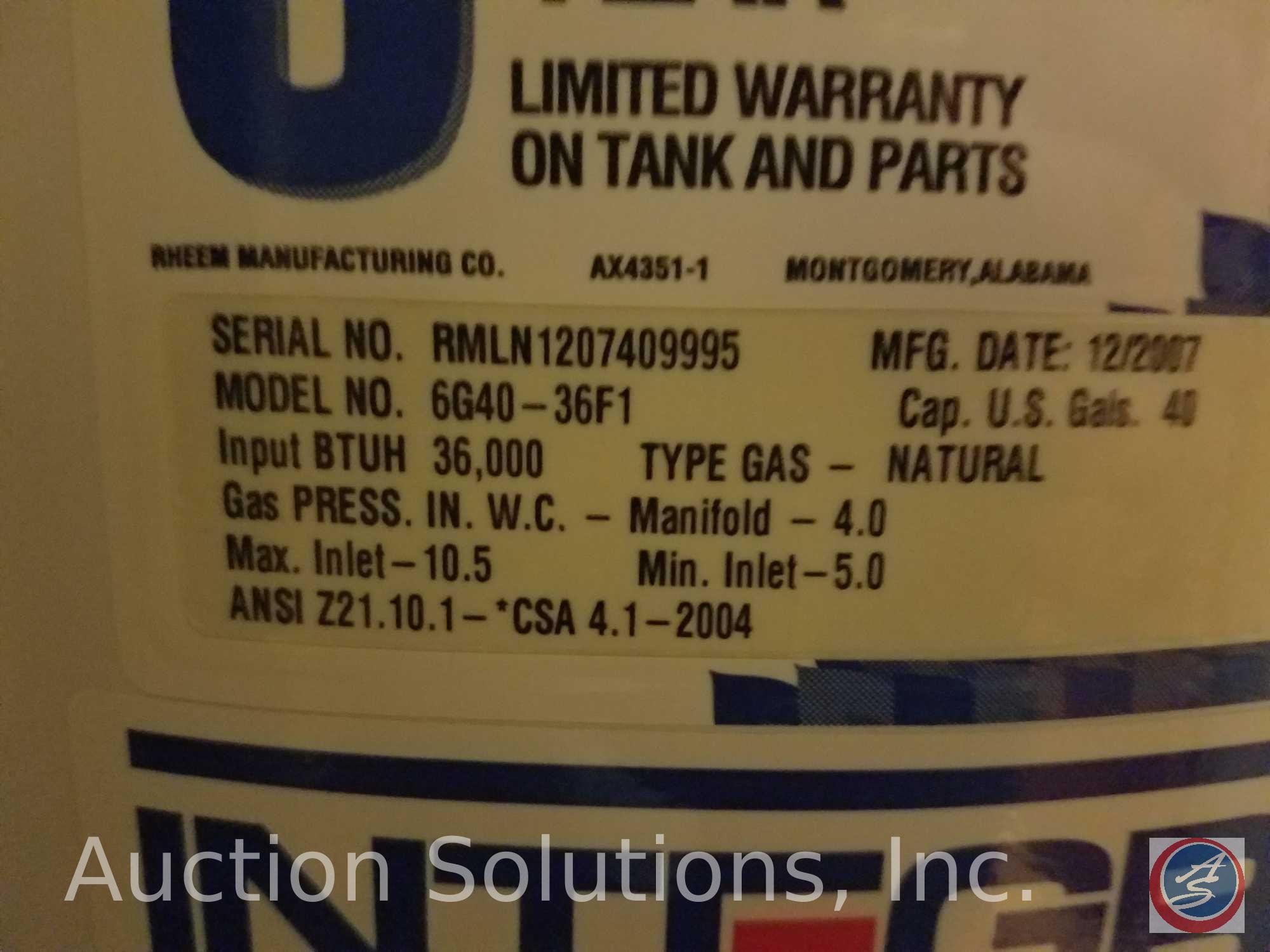 Richmond 40 gallon Integra System Water Heater | Proxibid