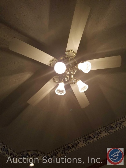 (2) Lighted Ceiling Fans; in Master Bedroom, and 2nd Bedroom (Main Floor)