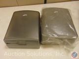 Azur C-Fold Towel Dispenser (NIB), Item: 330-02 Color: Transparent w/ Gray Base Height: 14 1/2