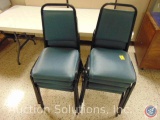 (8) Padded Vinyl Covered Chairs (SOLD 8x THE MONEY)
