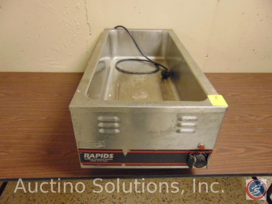 Electric? Countertop Food Warmer Model: W-43V - Electric , (1) 12" x 27" Pan Opening Holds (4) 1/3