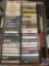 (2) flats of assorted music cassettes from the 70s and 80s