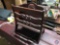 Wooden magazine rack