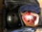 Bowling bag, [3] bowling balls