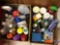 (2) boxes of cleaning supplies