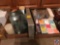 (2) boxes containing and assortment of candles, votives, mirrors and more
