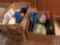 (2) boxes of disposable dish ware