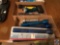 (2) boxes of assorted flash lights, including unopened mag lights