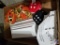 {NIB} Doorway Photo Swag; Husker Fuzzy Rearview Mirror Dice; Autumn Ceramic Decorations