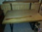2-Tier Work Table w/ Wood Top and Metal Frame Legs 48x36''