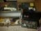 Vintage Craftsman Metal Tool Box and Open-Ended Wrenches; Household Hand Tools and