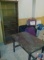 27x24x29 in. Rustic Table and 29x10x72 in. Bookcase