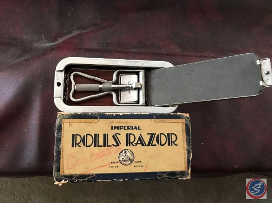 Imperial brand chrome Rolls Razor [made in London] with its original packaging
