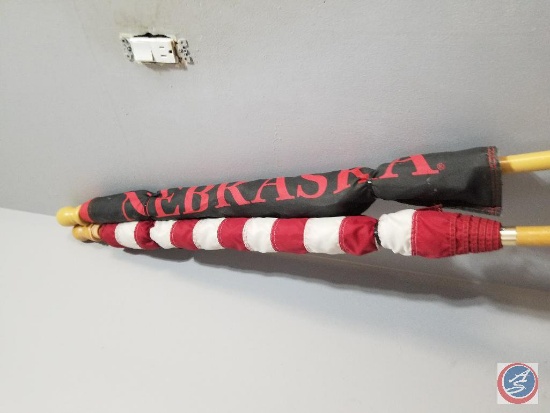 U.S.A. and Nebraska Flags