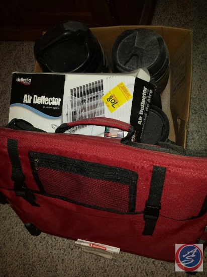 Air Deflector, Plastic Mugs and Carry Bag