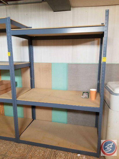 Adjustable Height 3-Shelf Steel Racking