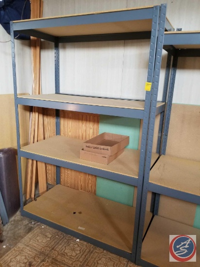 Adjustable Height 4-Shelf Steel Racking