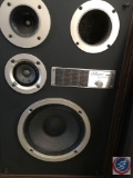 Pair of Allegro by Zenith stereo sound speakers (Model #300)