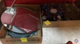 (2) boxes containing candles, votives, mirrors and more