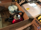 Teapot, egg cooker by Oster and George Forman Grill