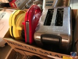 Toaster, Babycakes donut maker, Sunbeam dog biscuit maker