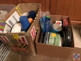 (2) boxes of disposable dish ware