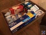 Flat containing assorted light bulbs