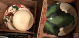 (2) boxes containing seasonal serving plates
