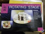 9.5'' 2-Tier Rotating Stage Display {NIB}