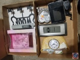 Dog 'Woof' Wall hanger, Clocks, Picture Framed, Thermometer