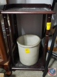 2-Shelf Wooden Plant Stand (Crock NOT included)