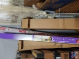 Privacy Control Window Film; Fluorescent Bulbs and Curtain Rods
