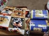 {NEW} Puppy Theme Throw Blankets