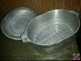 Vintage Wagnerware Magnalite Cast Aluminum 4265-P Roaster w/ Lid and Rack
