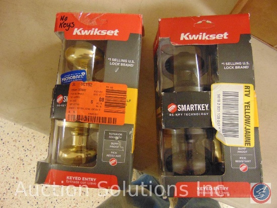 (2) Kwikset partial keyed entry kits