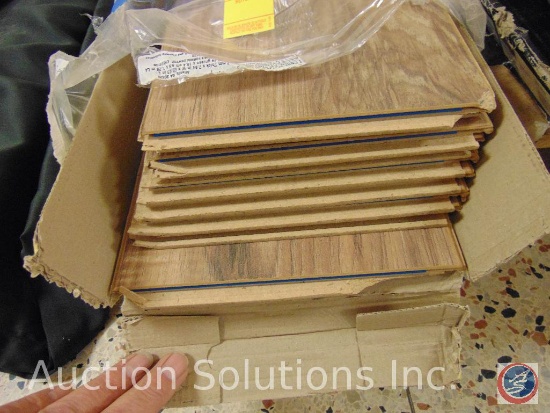 Traffic Master Glueless Installation Flooring, Natural Wood Grain look and feel. (9) planks