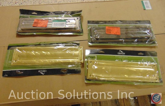 (4) Gibraltar Industries Mail Slots, Assorted Colors. "Accessory Series"