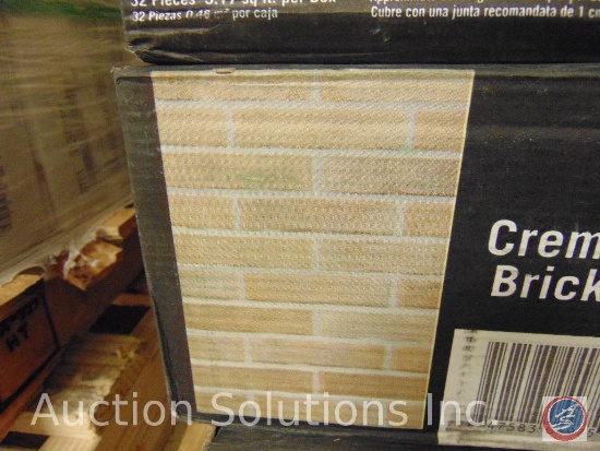 (18) Boxes of [32] 10x2.33 Creama Brick Tile