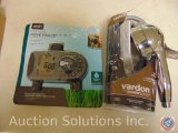 Vardon hand held shower head with 5 foot hose, and Orbit hose faucet timer in original package