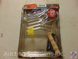 (2) paint rollers and foil pan set