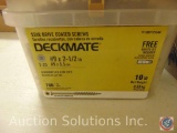 (2) Deck Mate star drive coated screw buckets, T-25