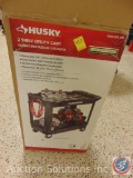 Husky (2) shelf utility cart, in original box