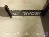 Ryobi 16 inch 37cc chain saw with case