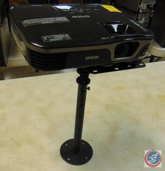 Epson HDMI projector (model #EX7210) with remote and extension column
