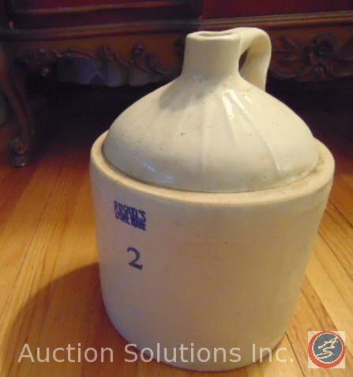 Ruckel's Stoneware 2 Gal. Crock Jug